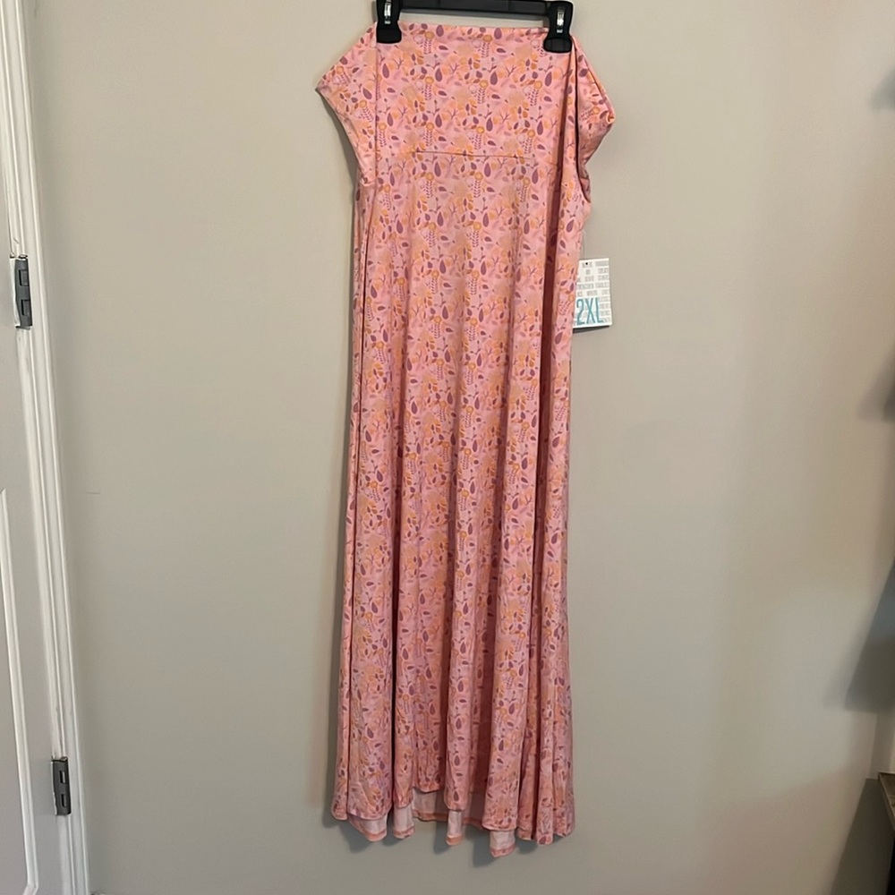 2XL Floral LuLaRoe Maxi Skirt